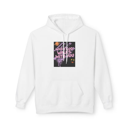 Where God Walks With You Hoodie — Faith-Based Comfort Pullover Printify