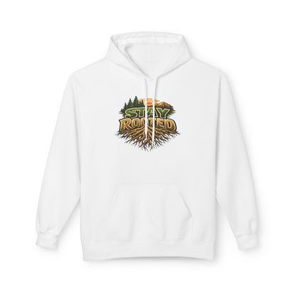 Stay Rooted Hoodie — Forest Nature Graphic Pullover