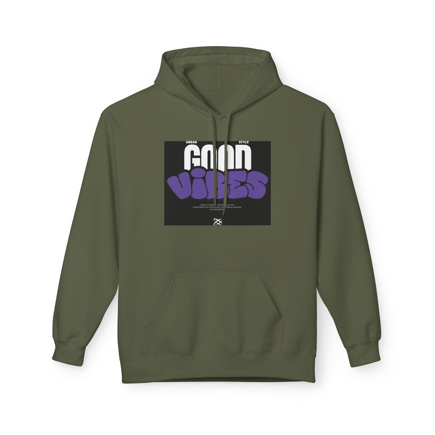 Good Vibes Hoodie — Retro Graffiti Streetwear Pullover Printify