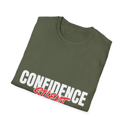Confidence Silent T-Shirt — Bold Graphic Motivational Tee