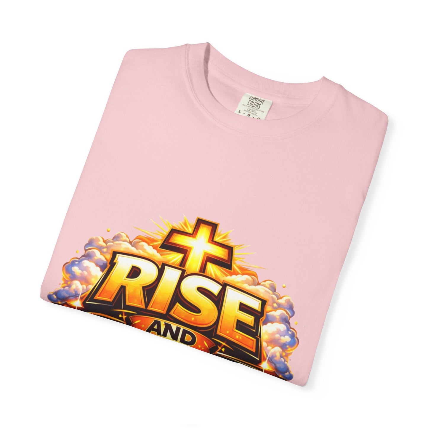 Rise and Shine Christian T-Shirt for Men – Inspirational Graphic Tee Printify