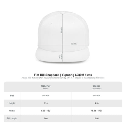 Prayer Skull Flat Bill Snapback Hat — Edgy Christian Streetwear Cap Printify