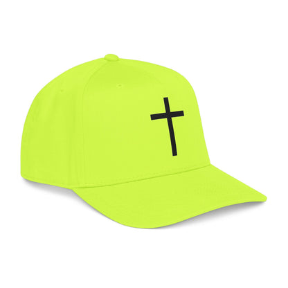 Christian Cross Baseball Cap — Minimal Embroidered Faith Hat Printify