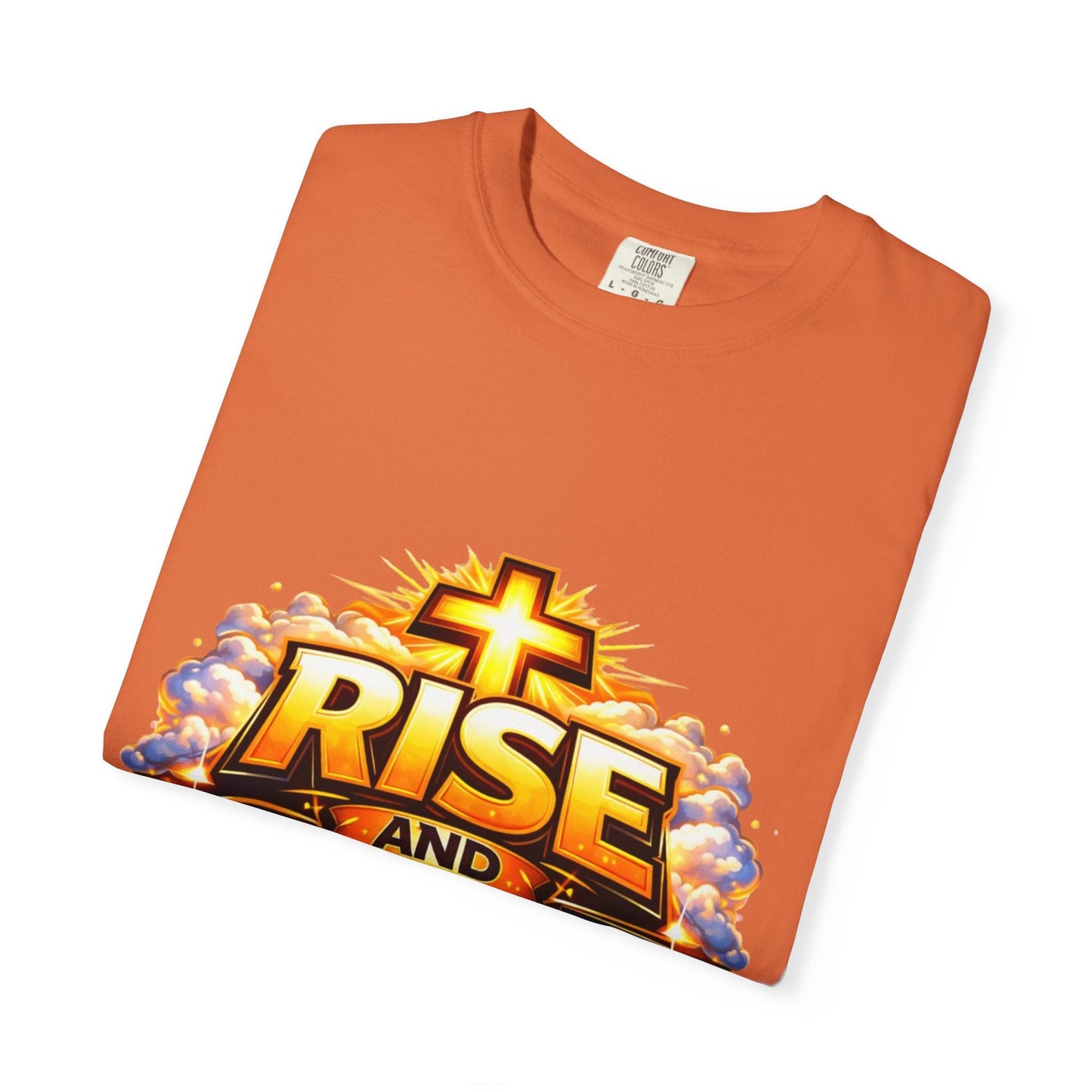 Rise and Shine Christian T-Shirt for Men – Inspirational Graphic Tee Printify