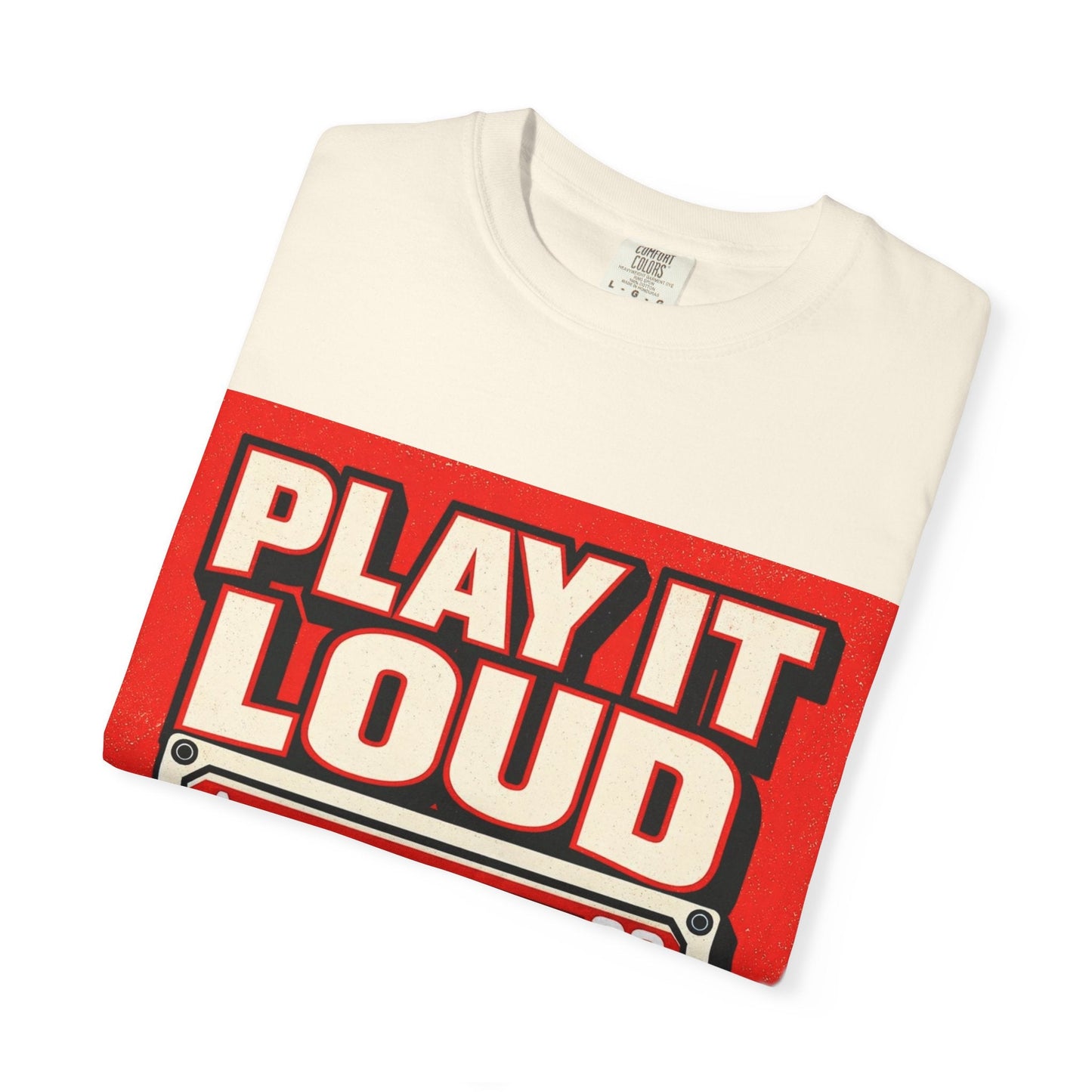 Play It Loud Retro Cassette T-Shirt Printify