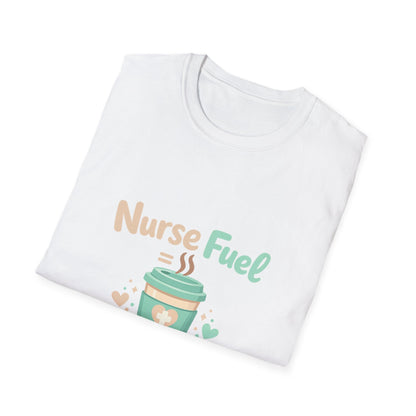 Nurse Fuel Coffee T-Shirt Printify