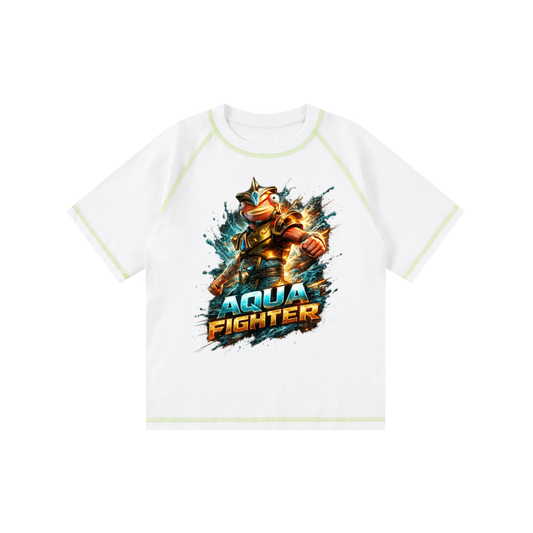 Loose Contrast-Stitched Kids' T-Shirt