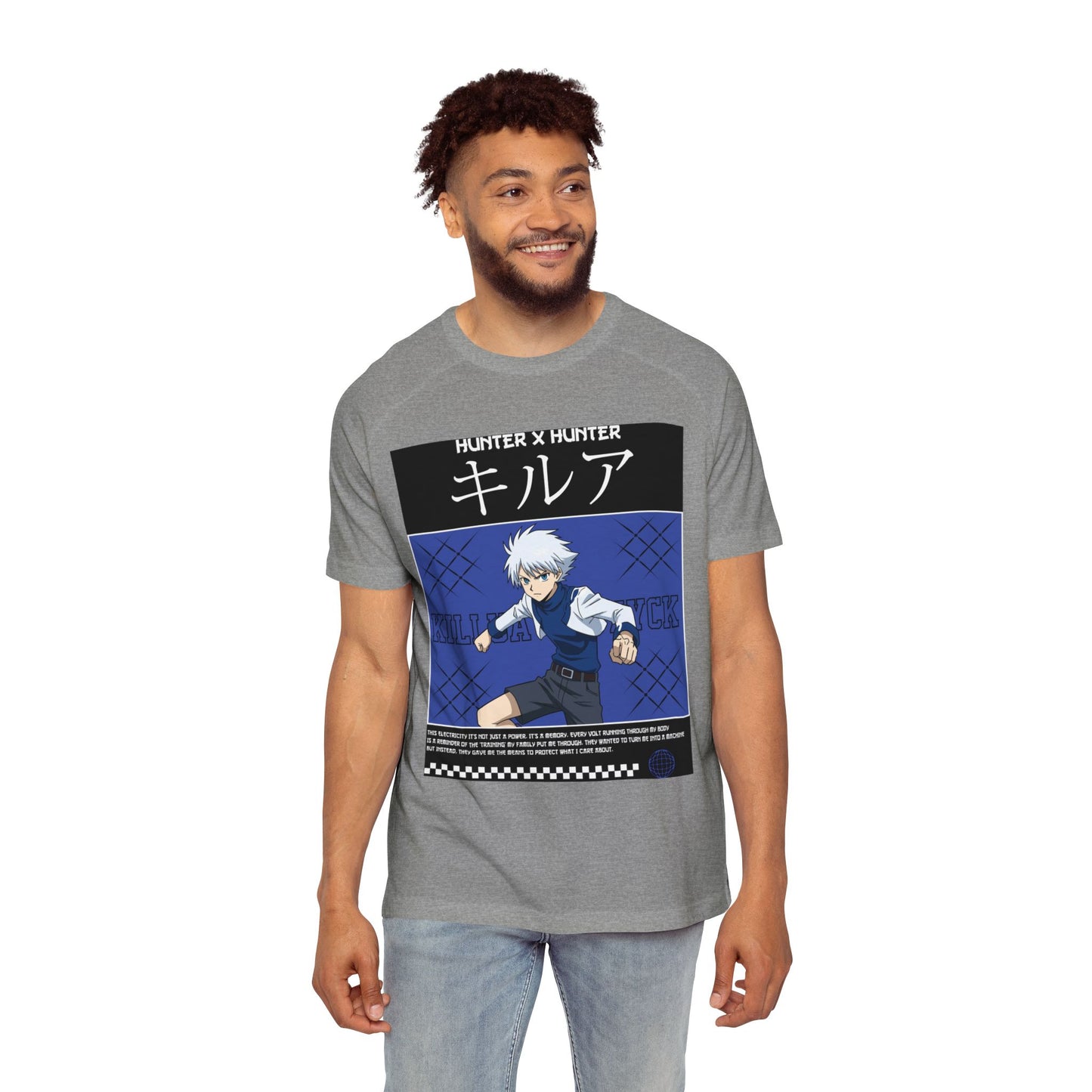 Hunter x Hunter Killua Graphic T-Shirt — Anime Raglan Tee