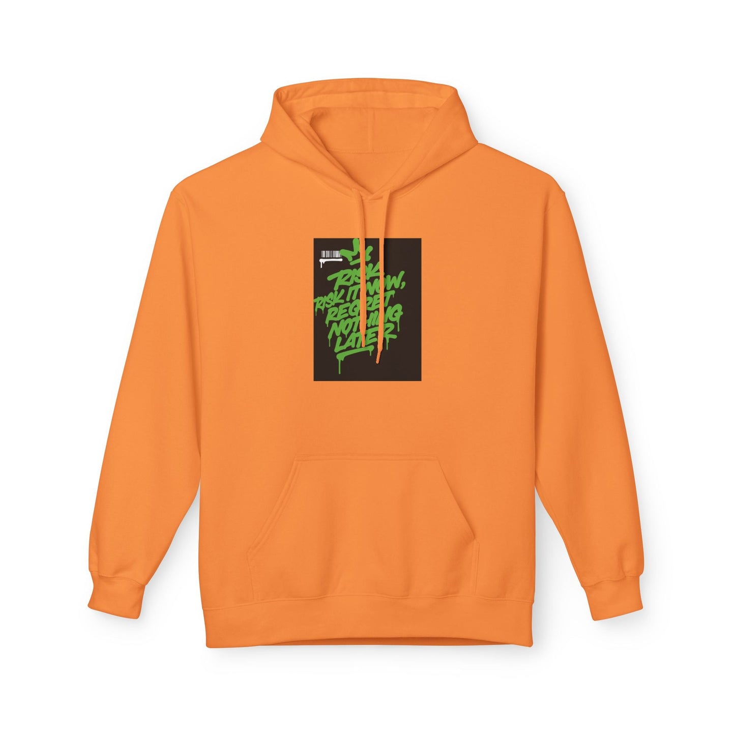 Retro Green Script Graphic Hoodie — "Push Your Limits" Streetwear Pullover Printify