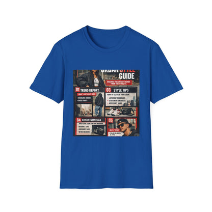 Urban Style Guide T-Shirt — Vintage Streetwear Graphic Tee Printify