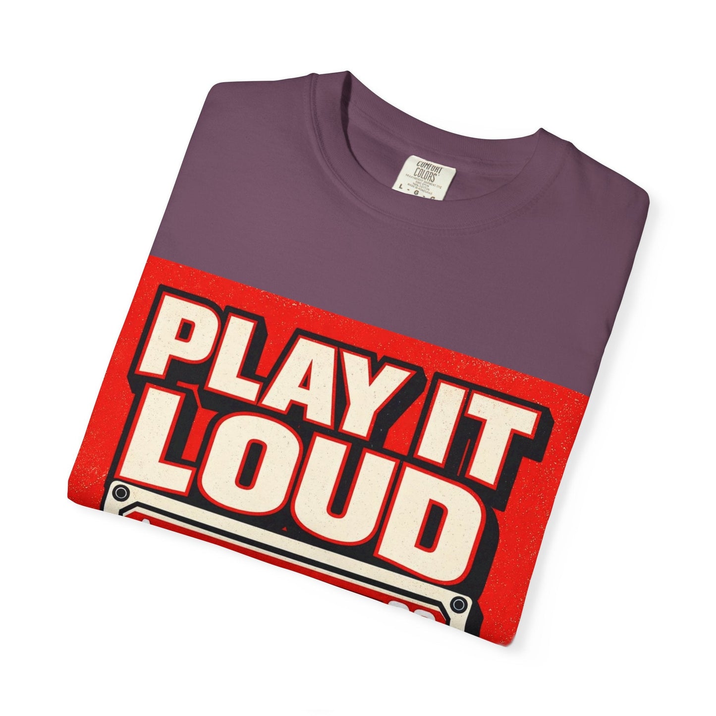 Play It Loud Retro Cassette T-Shirt Printify