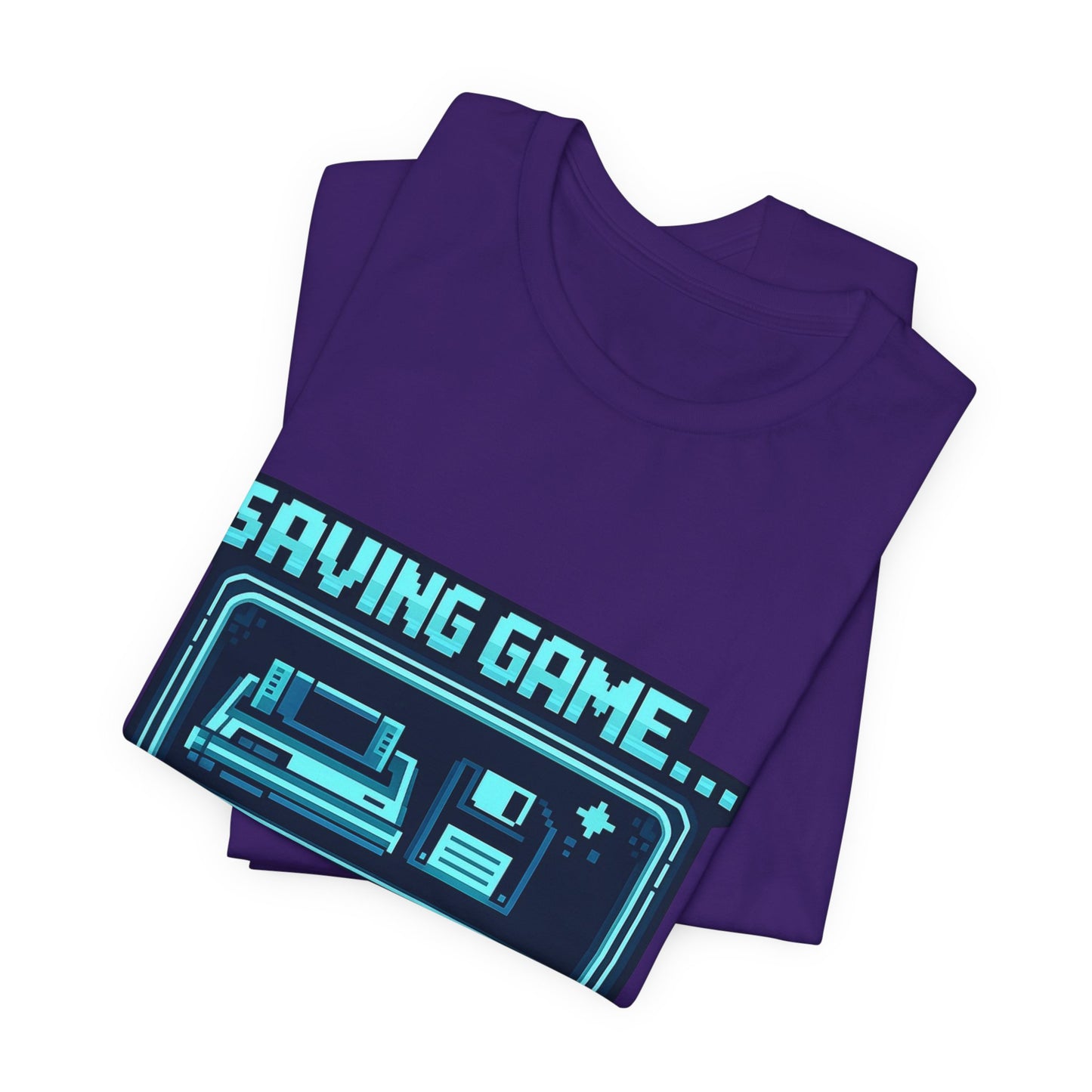 Saving Game Please Wait T-Shirt — Retro Gaming Console Tee