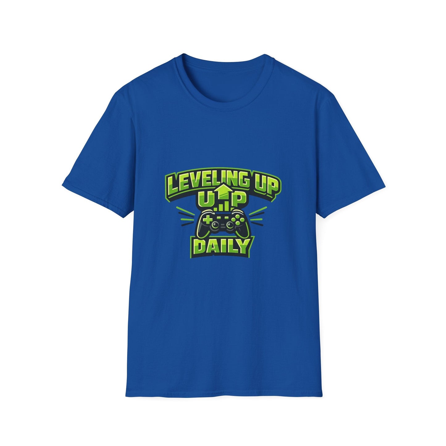 Leveling Up Daily Gamer T-Shirt Printify