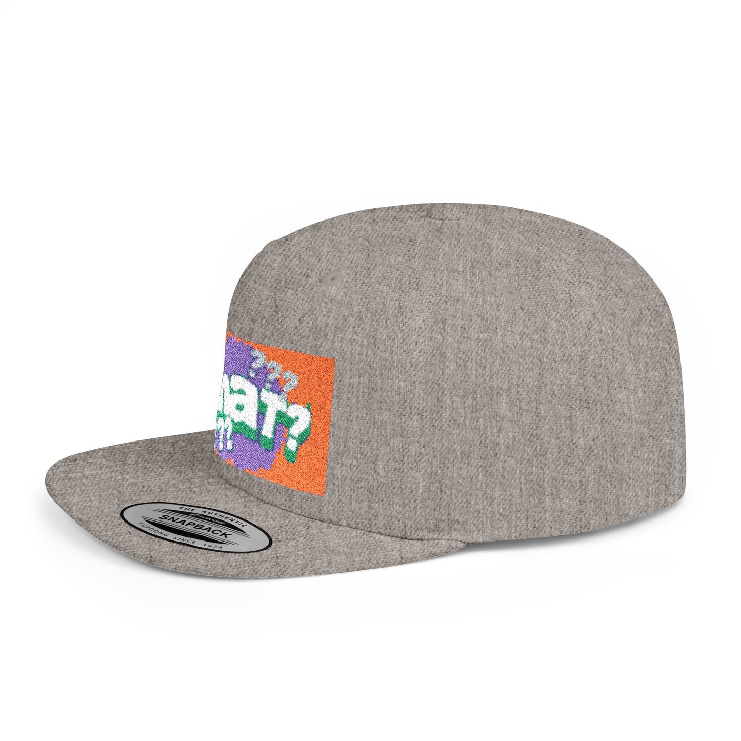 Chat Flat Bill Snapback Hat