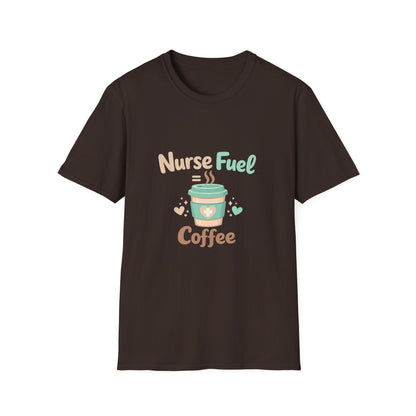 Nurse Fuel Coffee T-Shirt Printify