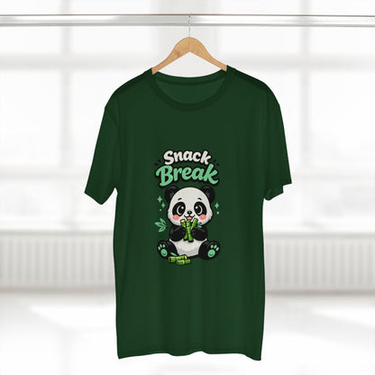 Snack Break Panda T-Shirt — Cute Panda Eating Bamboo Graphic Tee Printify