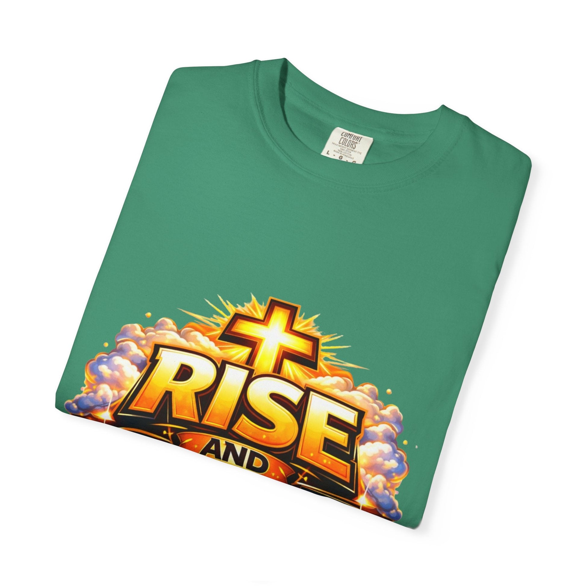 Rise and Shine Christian T-Shirt for Men – Inspirational Graphic Tee Printify
