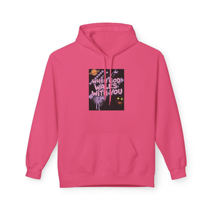 Where God Walks With You Hoodie — Faith-Based Comfort Pullover Printify