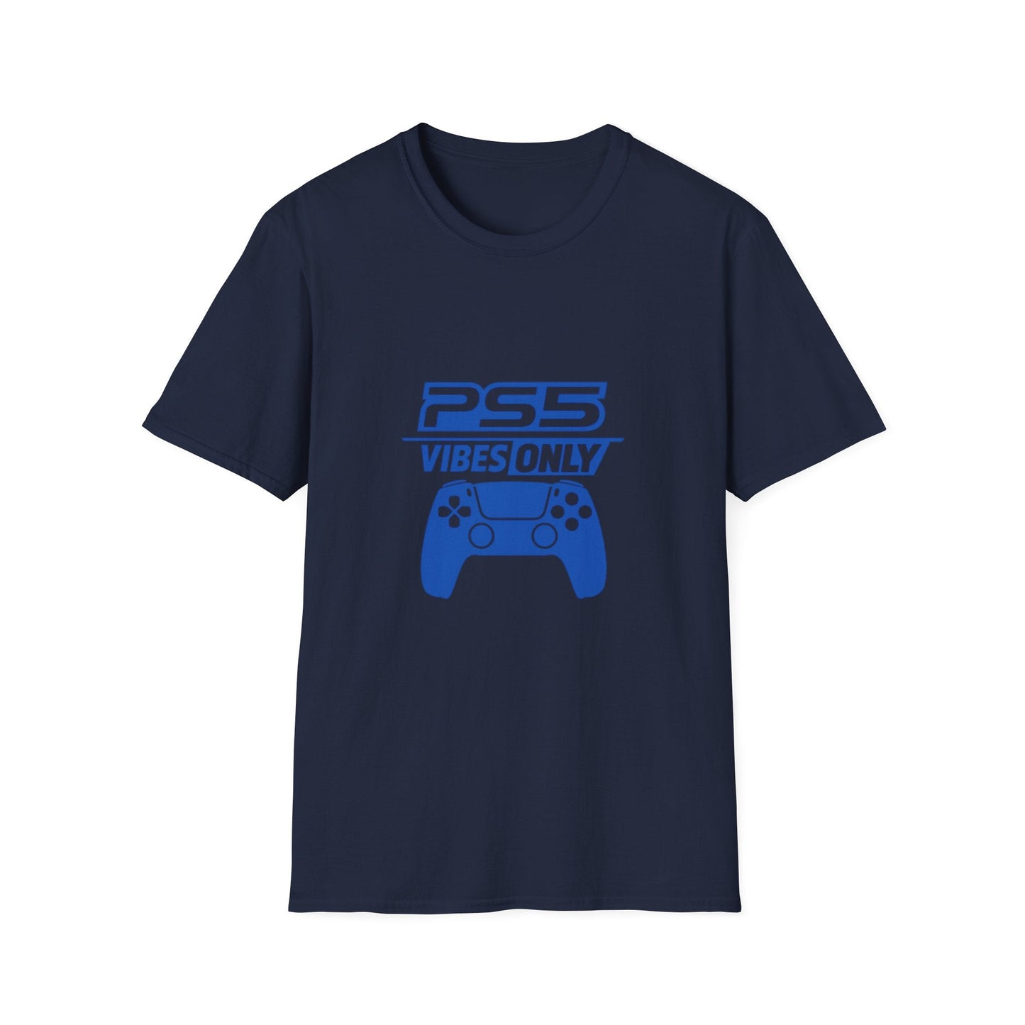 PS5 Vibes Only T-Shirt — Gamer Controller Graphic Tee Printify