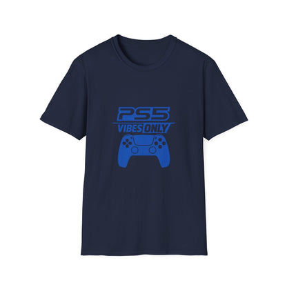 PS5 Vibes Only T-Shirt — Gamer Controller Graphic Tee Printify