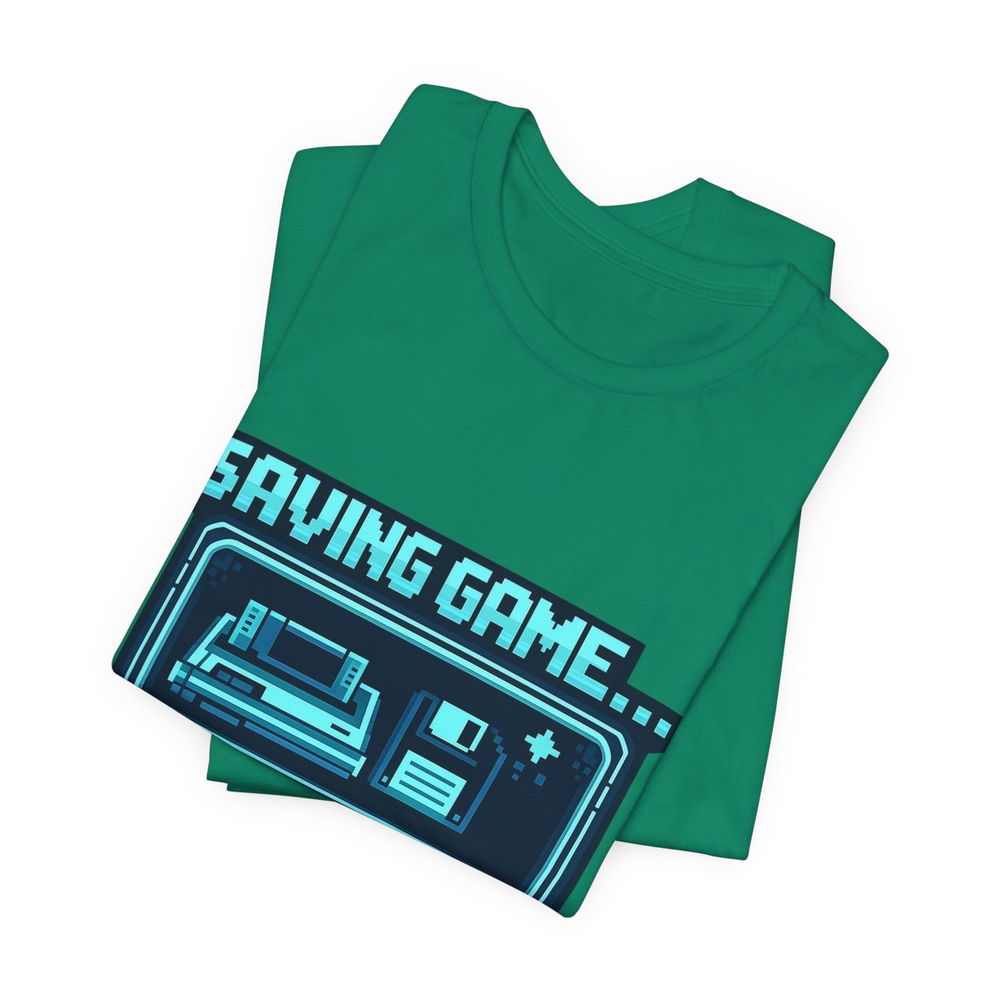 Saving Game Please Wait T-Shirt — Retro Gaming Console Tee