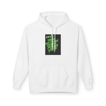 Retro Green Script Graphic Hoodie — "Push Your Limits" Streetwear Pullover Printify