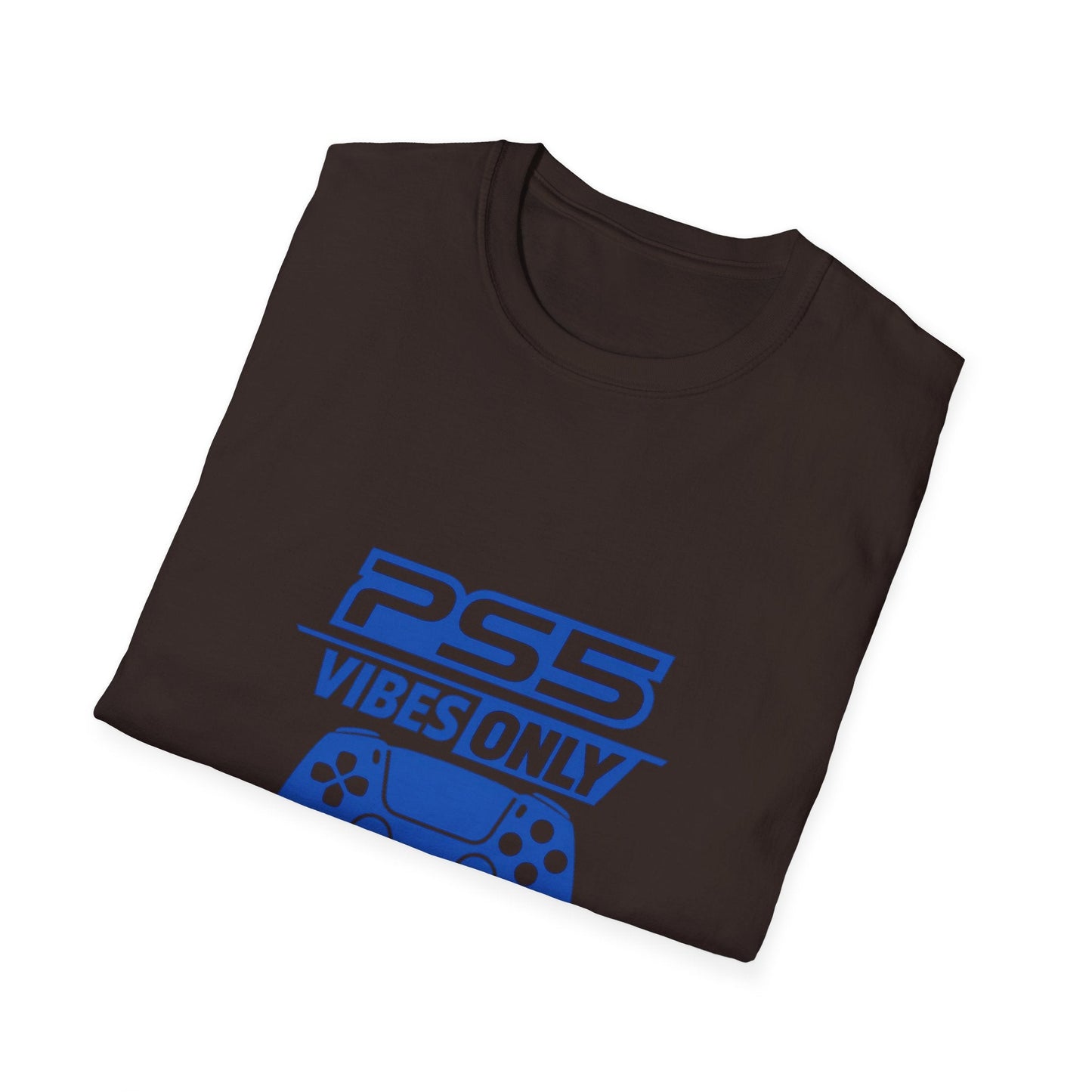 PS5 Vibes Only T-Shirt — Gamer Controller Graphic Tee Printify