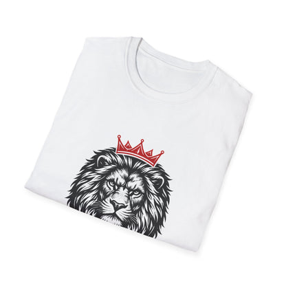 No Fear Lion T‑Shirt — Crowned Lion Graphic Tee Printify