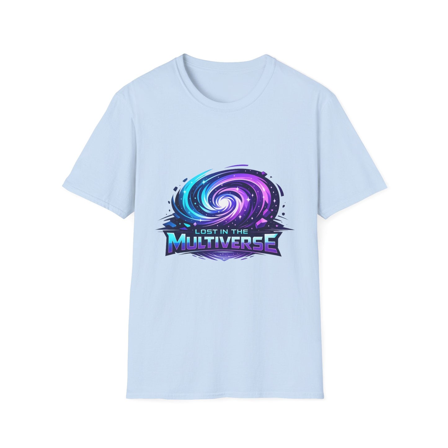 Lost in the Multiverse T-Shirt — Galaxy Vortex Graphic Tee Printify
