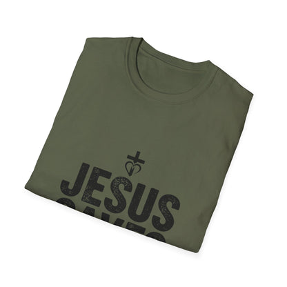 Christian Cross T-Shirt – Unisex “His Sacrifice Brought Hope & New Life” Inspirational Tee Printify