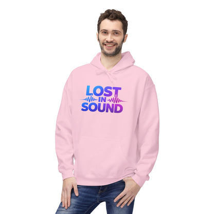 Lost in Sound Hoodie — Gradient Music Wave Pullover