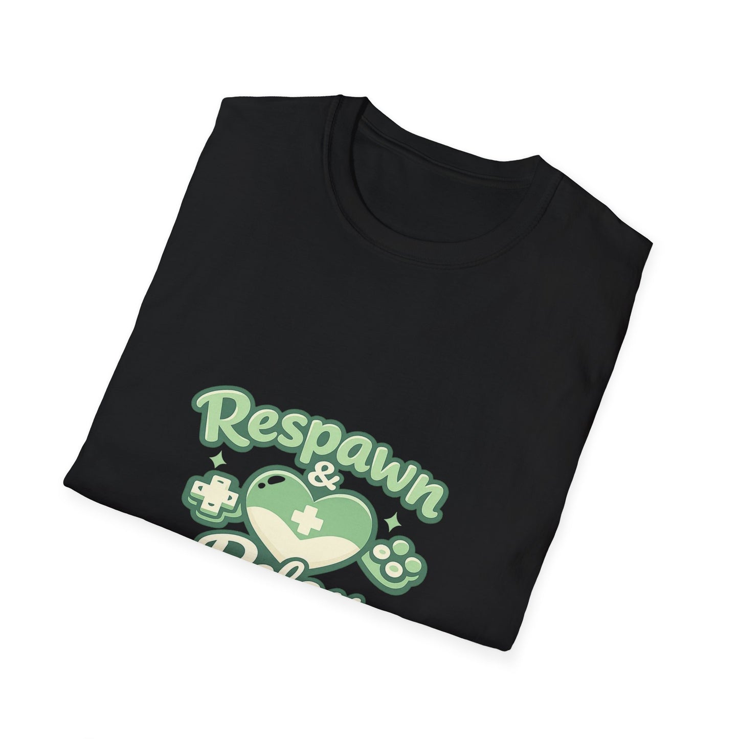 Respawn & Relax T-Shirt — Gamer Retro Controller Graphic Tee