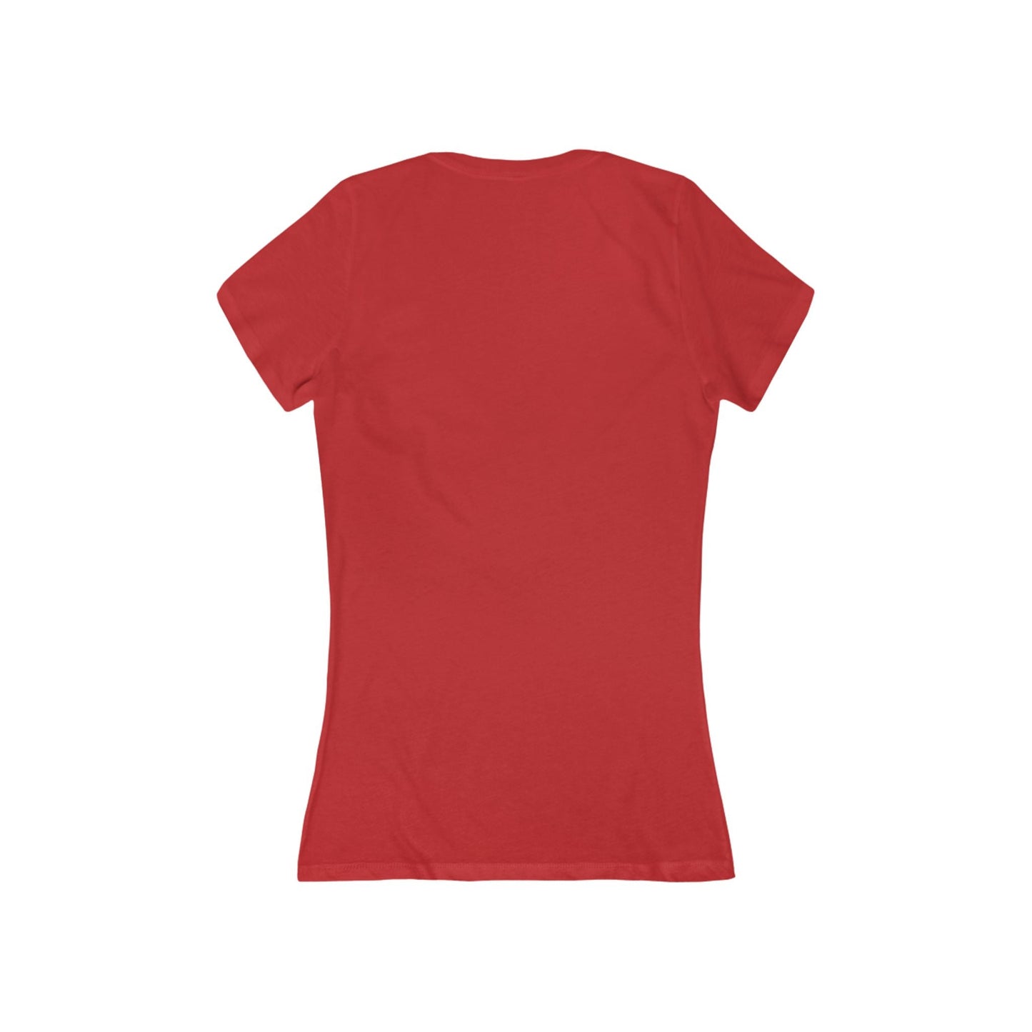 Slow But Happy Turtle V-Neck Tee — Women's Relaxed Turtle Graphic Shirt Printify