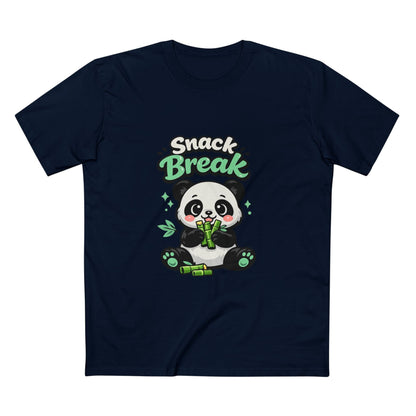 Snack Break Panda T-Shirt — Cute Panda Eating Bamboo Graphic Tee Printify