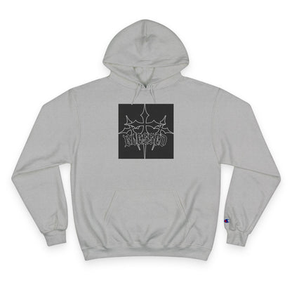 Hoodie — Gothic Champion Chest Logo Hoodie Printify