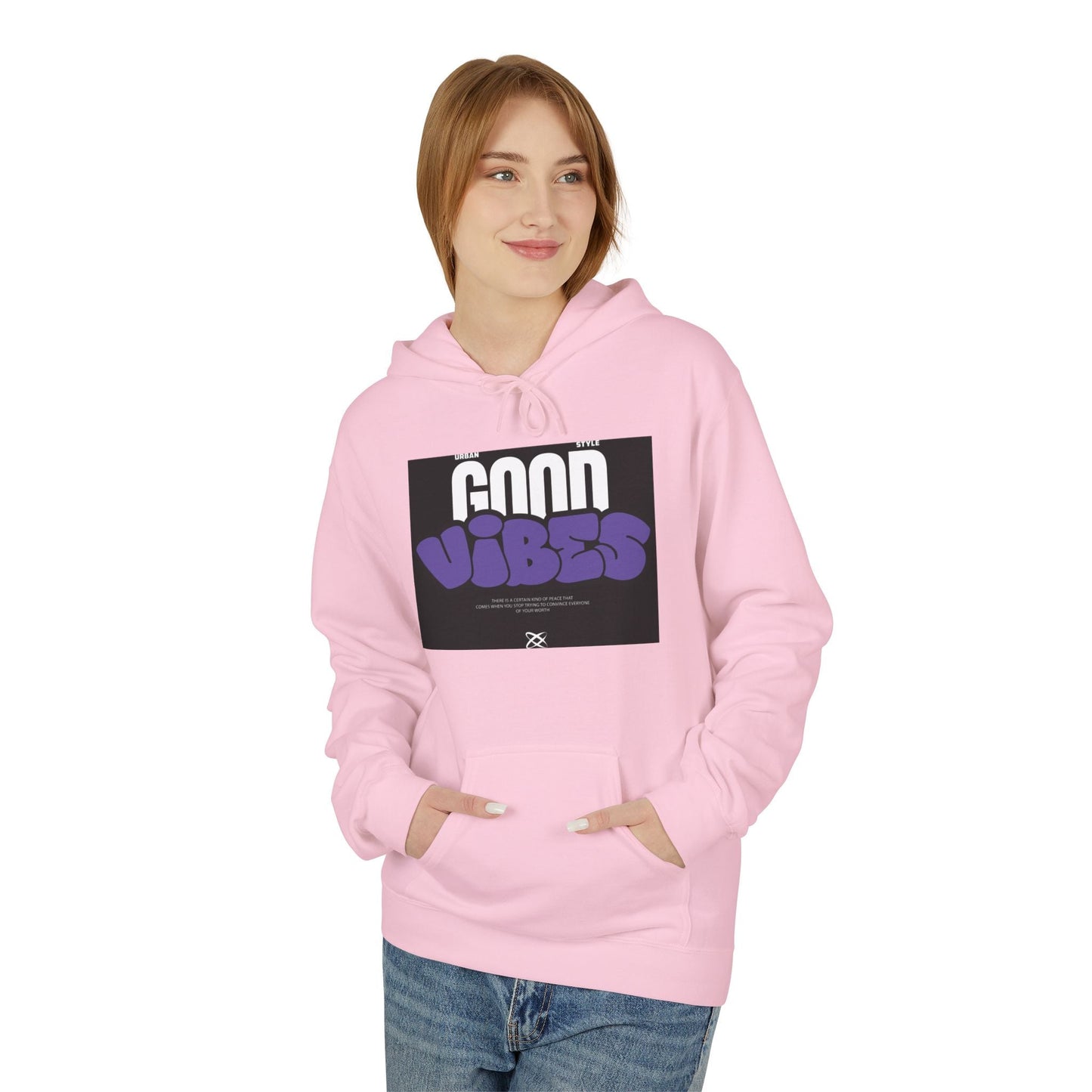 Good Vibes Hoodie — Retro Graffiti Streetwear Pullover Printify