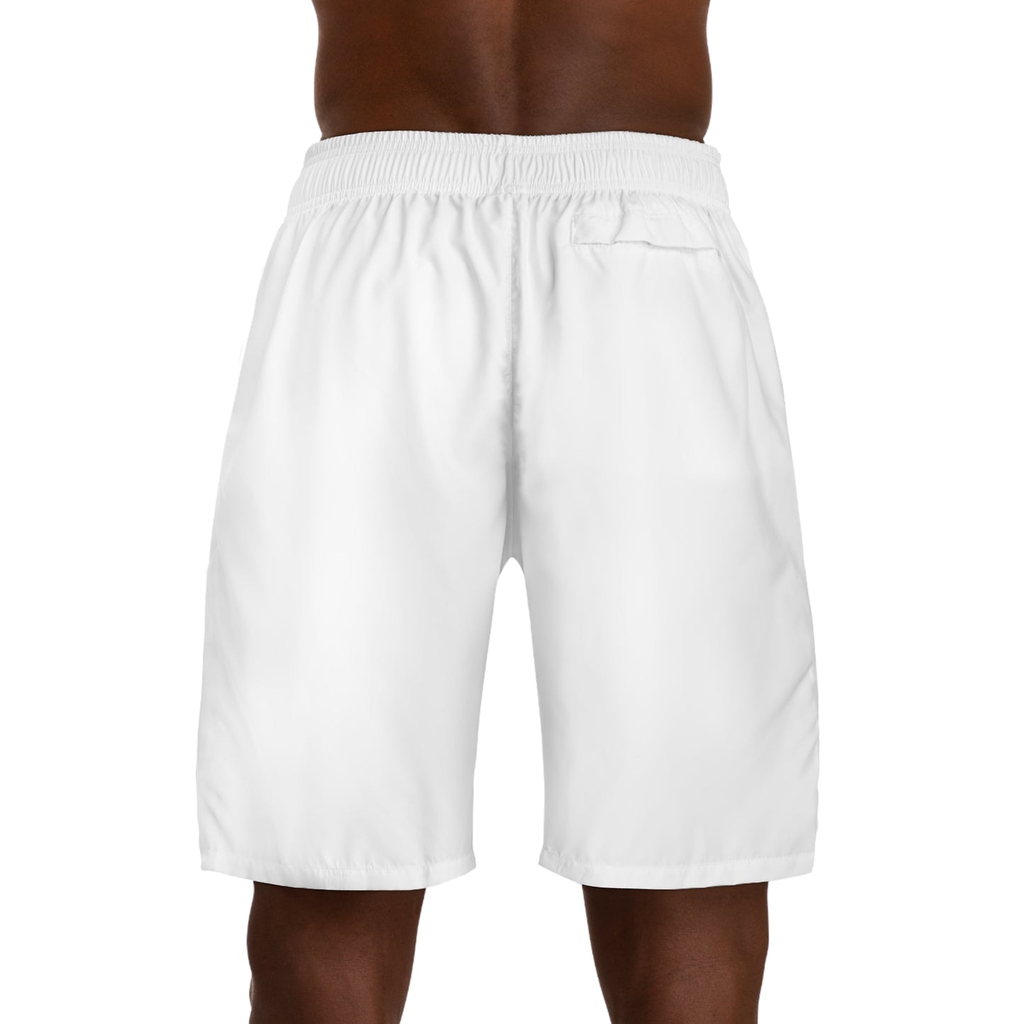 Quiet Jogger Shorts — “In My Head” Graphic Men's Athletic Shorts Printify