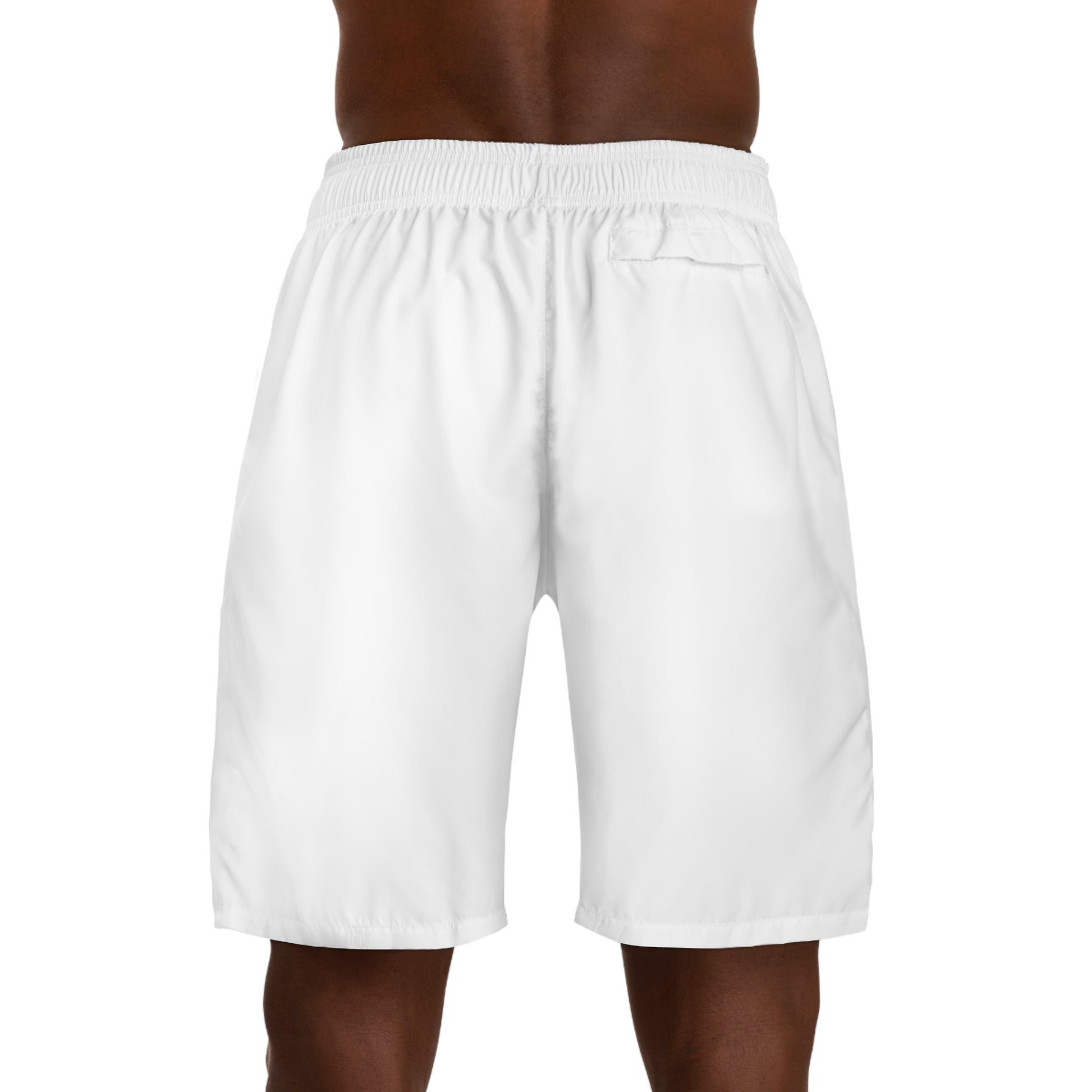 Quiet Jogger Shorts — “In My Head” Graphic Men's Athletic Shorts Printify