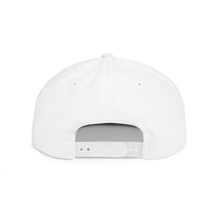 Chat Flat Bill Snapback Hat