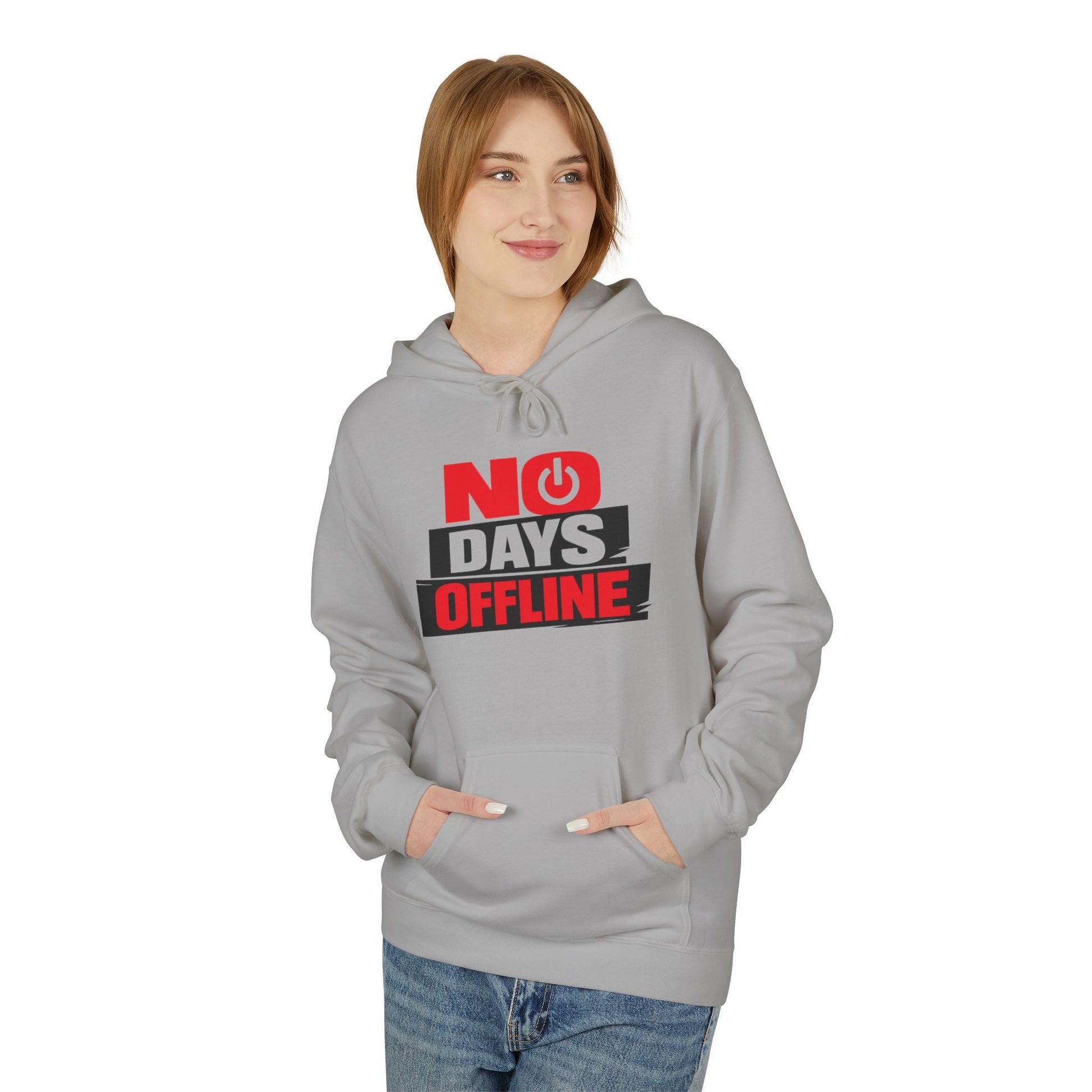 No Days Offline Hoodie — Gamer / Streamer Graphic Pullover Printify