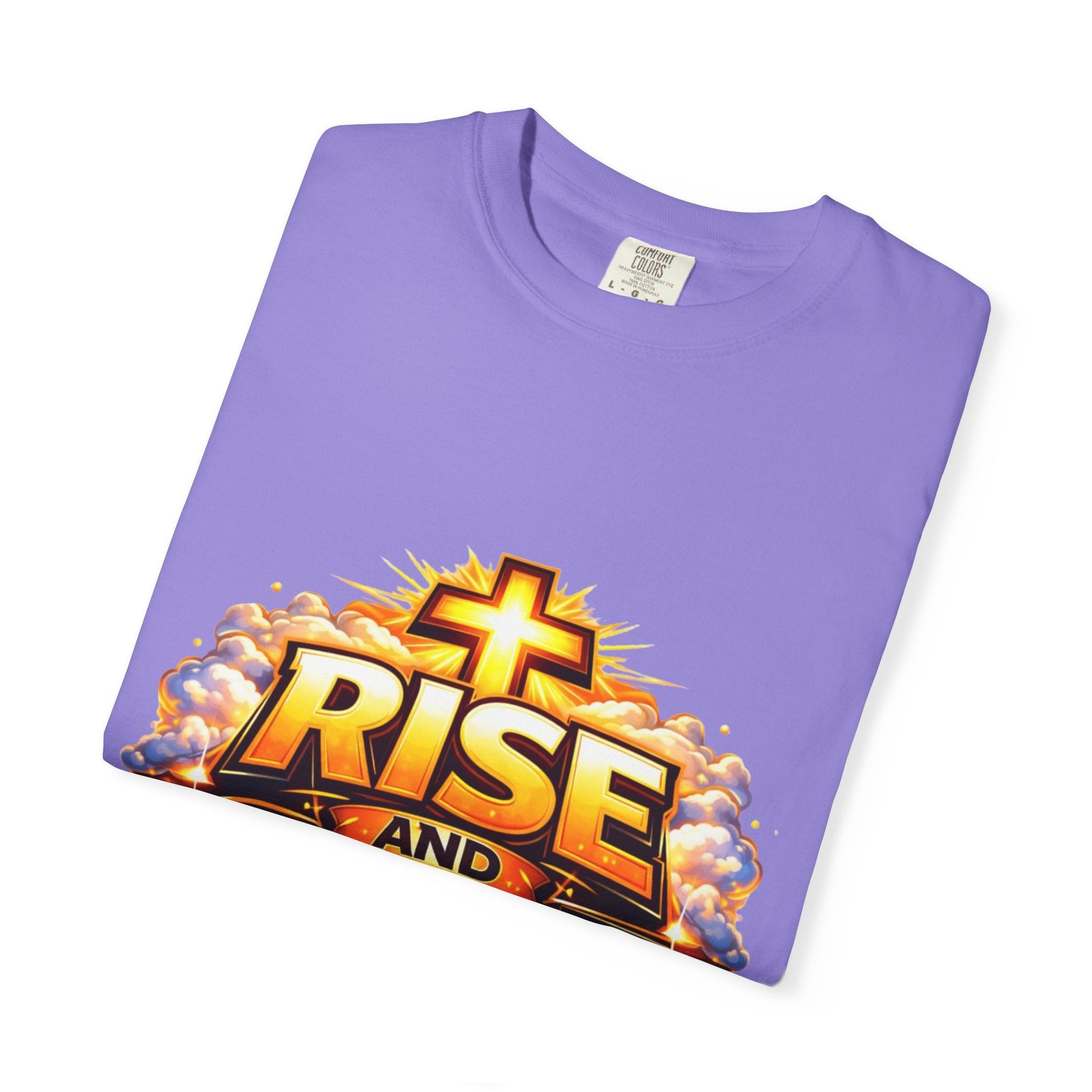 Rise and Shine Christian T-Shirt for Men – Inspirational Graphic Tee Printify