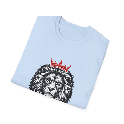 No Fear Lion T‑Shirt — Crowned Lion Graphic Tee Printify