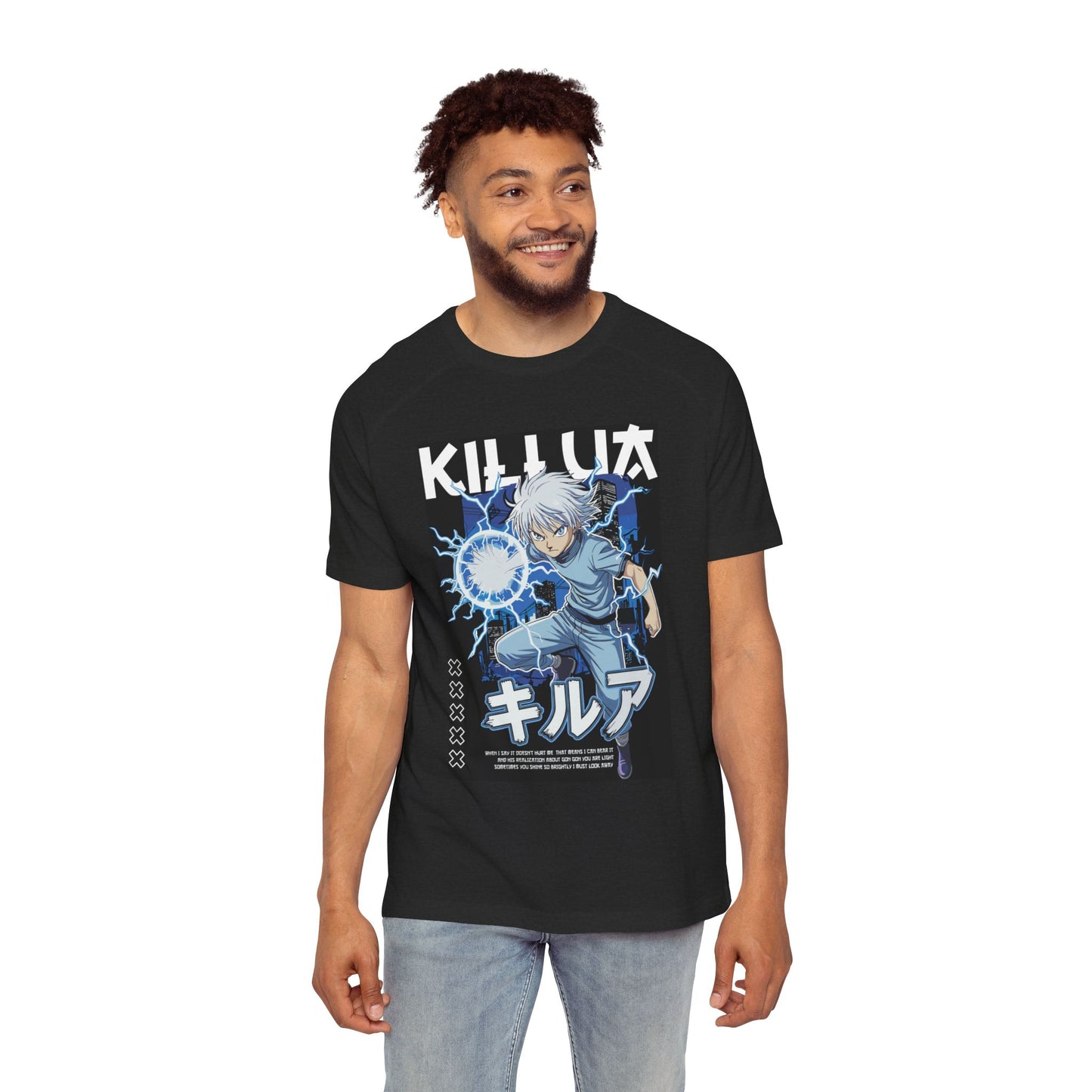 Killua Anime T-Shirt — Lightning Attack Graphic Tee (キルア)