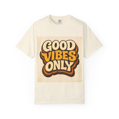 Good Vibes Only T-Shirt — Retro 70s Graphic Tee Printify
