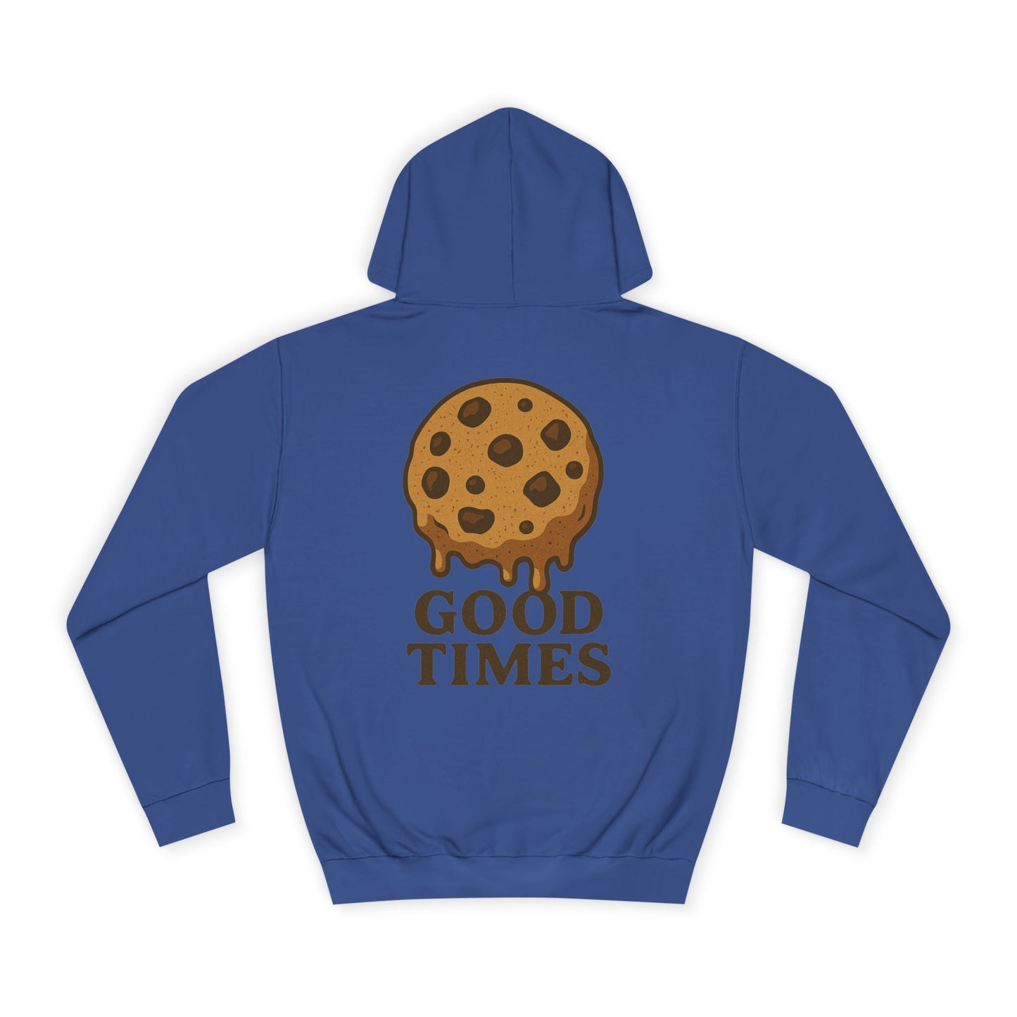 Unisex Cookie “Good Times” Hoodie – Chocolate Chip Graphic Sweatshirt Printify