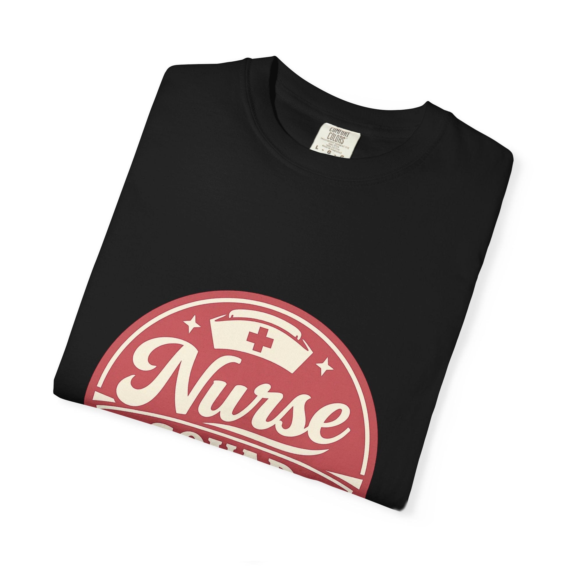 Nurse Squad T-Shirt — Retro Medical Badge Tee for Nurses & Healthcare Teams Printify