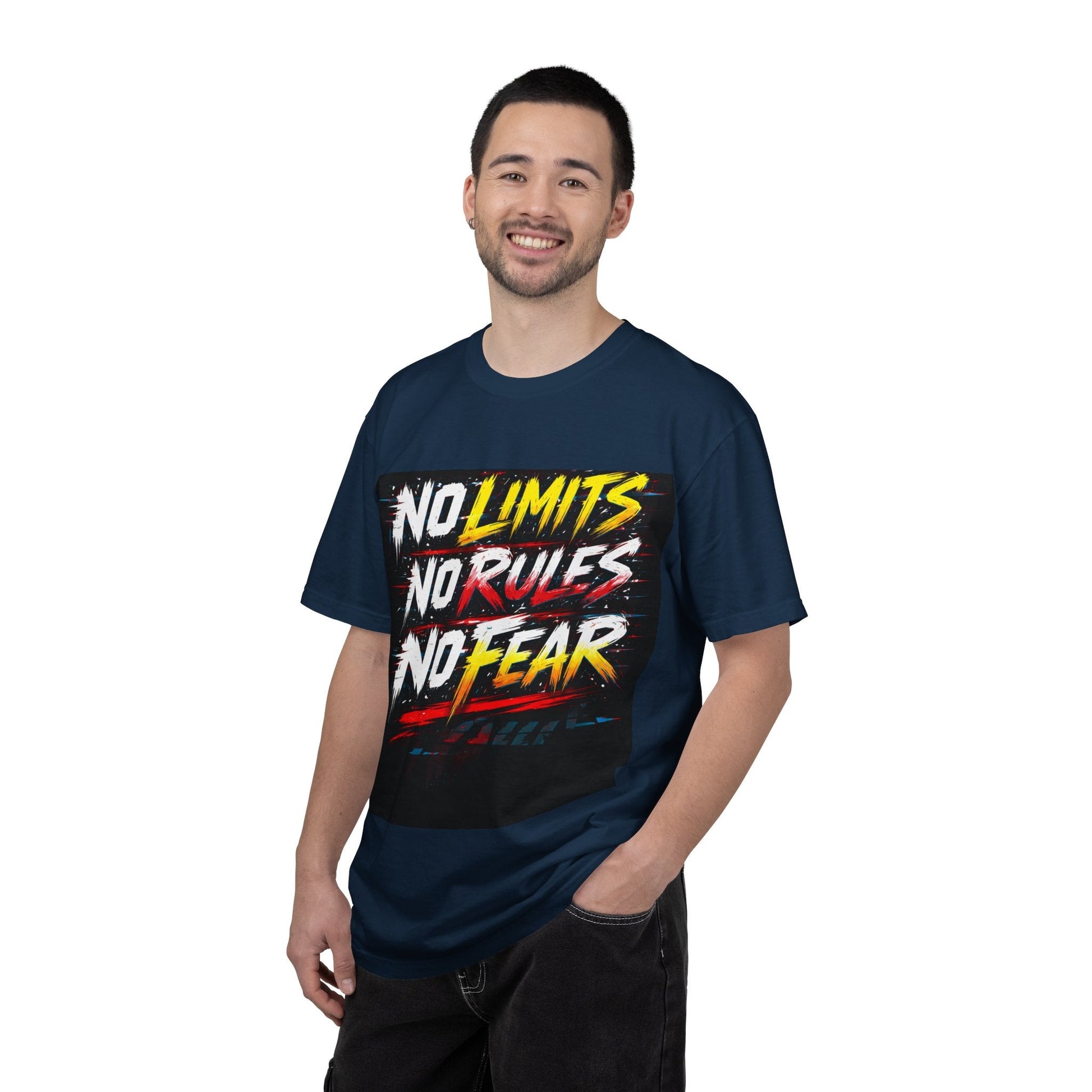 No Limits No Rules No Fear Graphic T-Shirt Printify