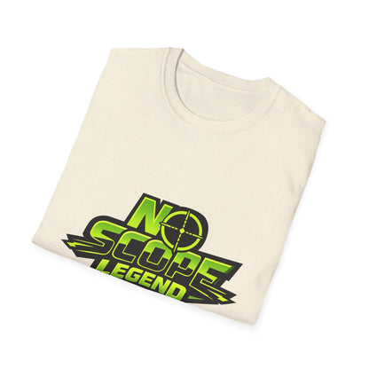 No Scope Legend T-Shirt — Gamer/Streamer Aim Training Tee Printify