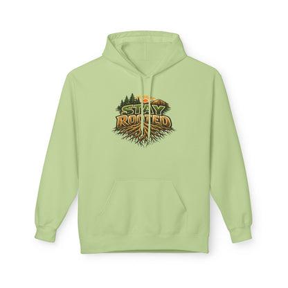 Stay Rooted Hoodie — Forest Nature Graphic Pullover