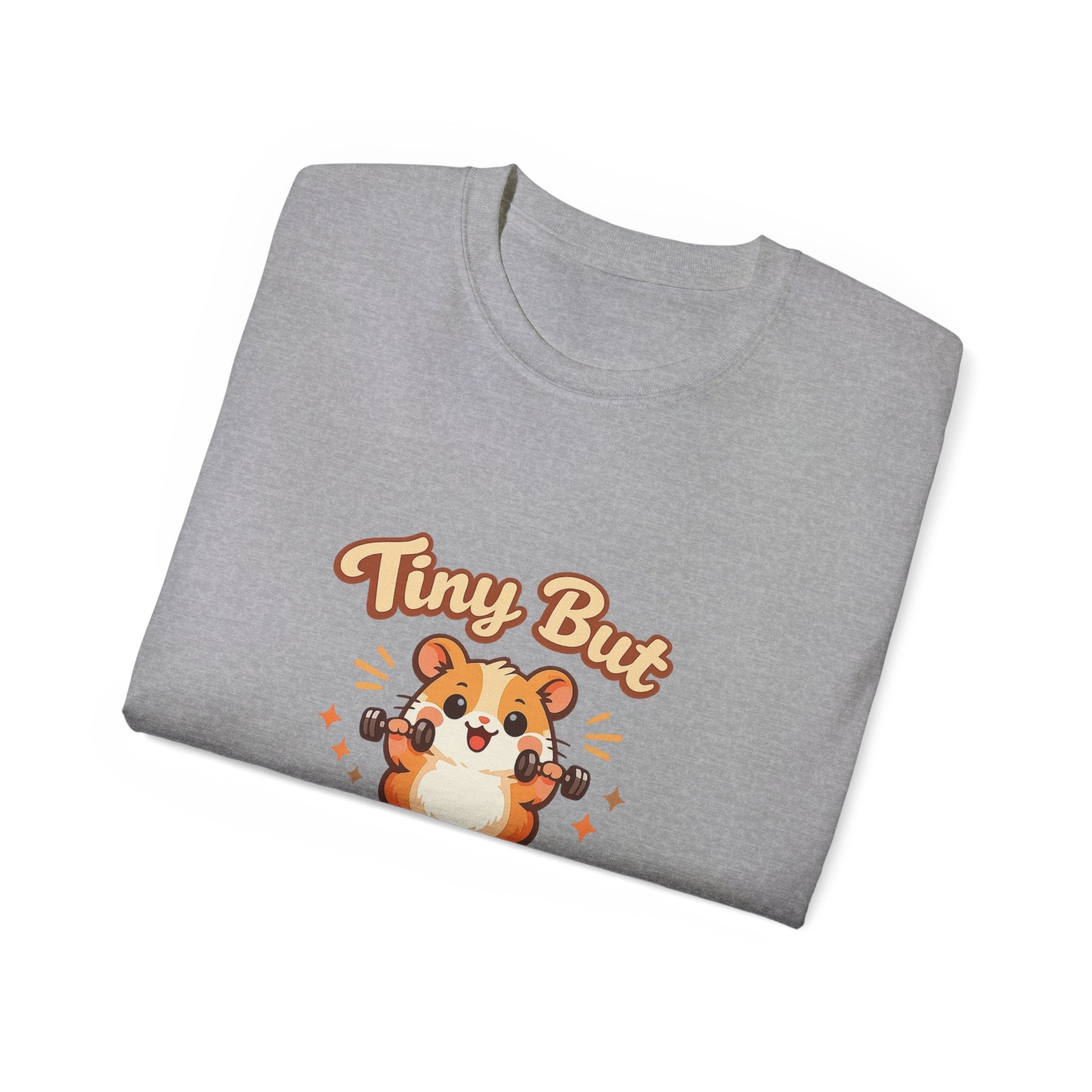 Tiny But Mighty Hamster T-Shirt Printify
